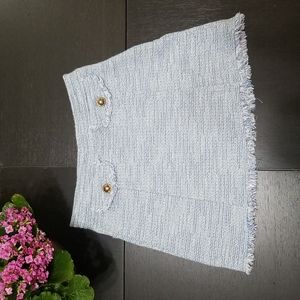 Zara Classy Knited Blue Skirt